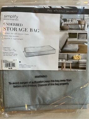 Simplify, Maximize Storage Space Under Bed Storage Bag